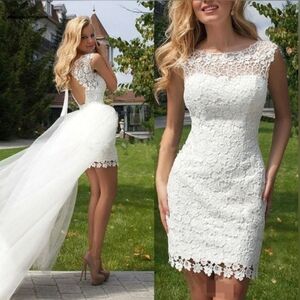 Pink wedding cocktail dress